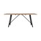 Armen Living Koala and Clip 5 Piece Dining Set in Light Eucalyptus Wood and Metal with Gray Rope 840254332331 - alternate 2